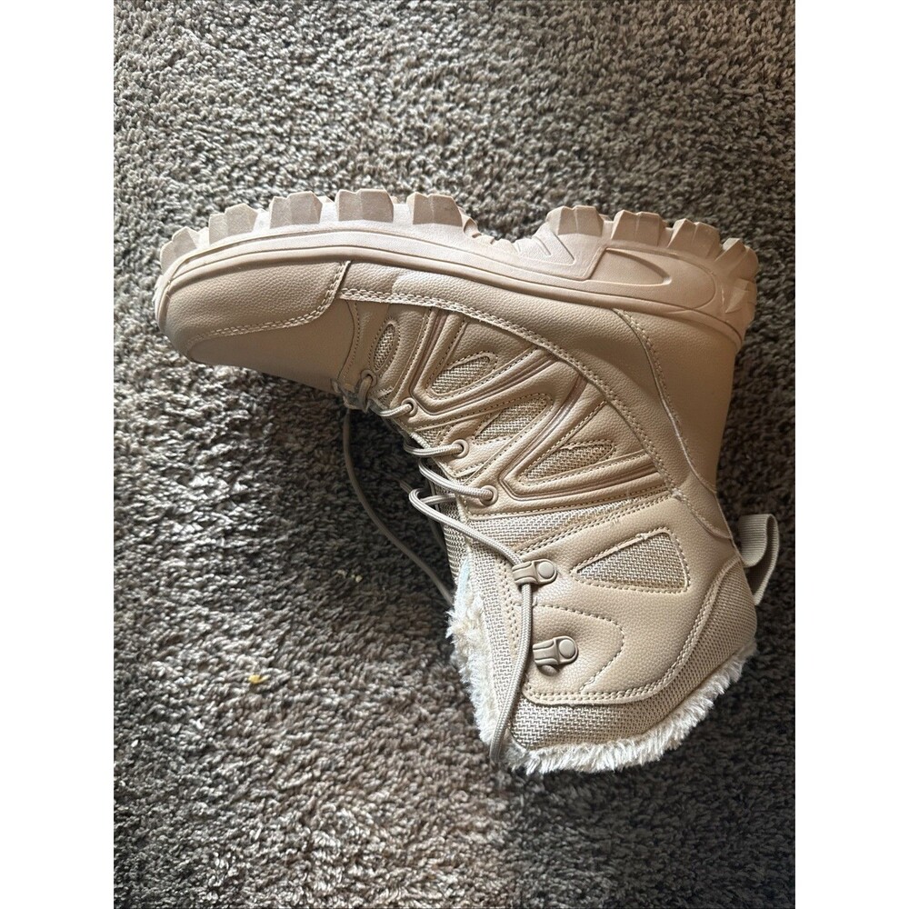 New Warm Plush Snow Boots Men's Boots Winter Boots Anti-Slip Army Desert Boots
